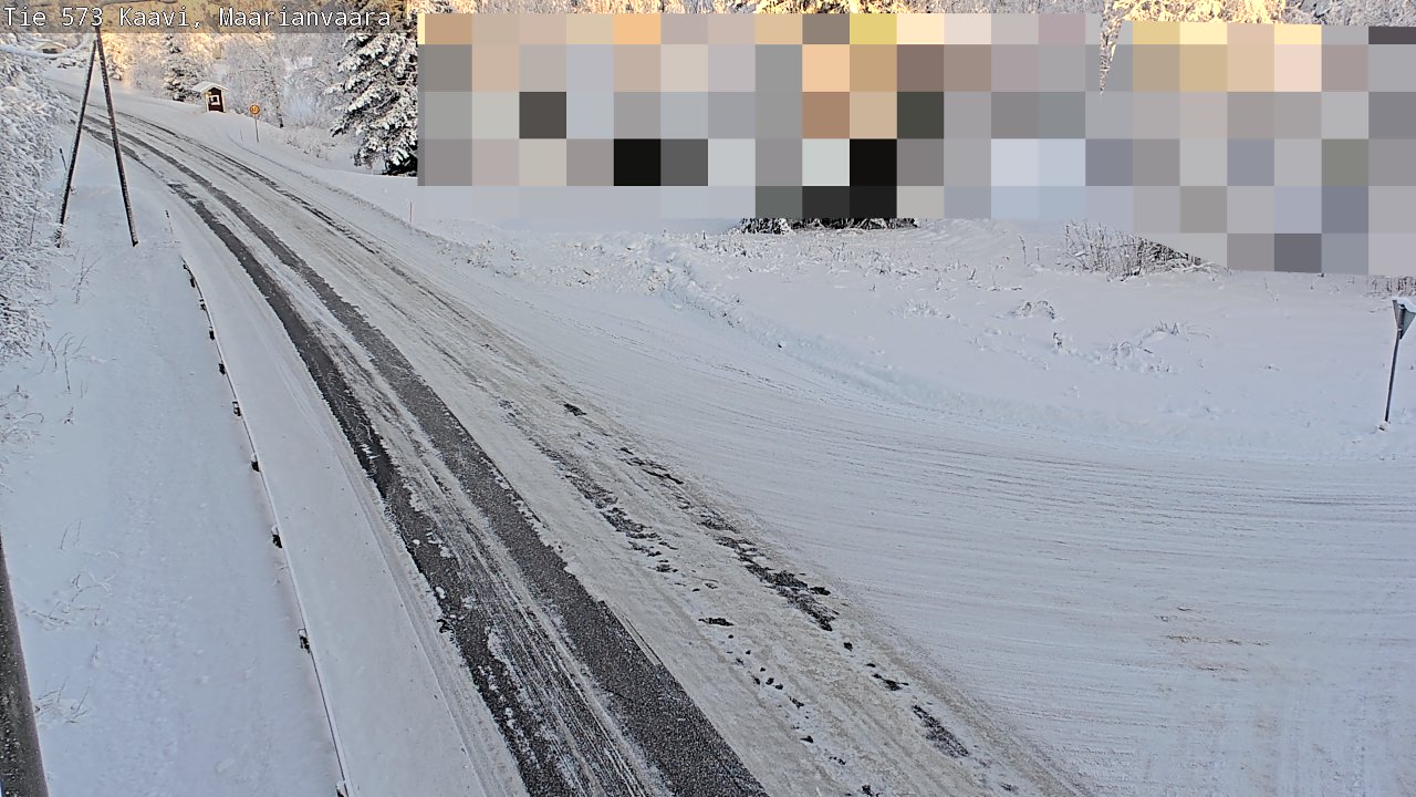 Weather Camera Image Road 573 Kaavi, Maarianvaara, Kaavi, Pohjois-Savo