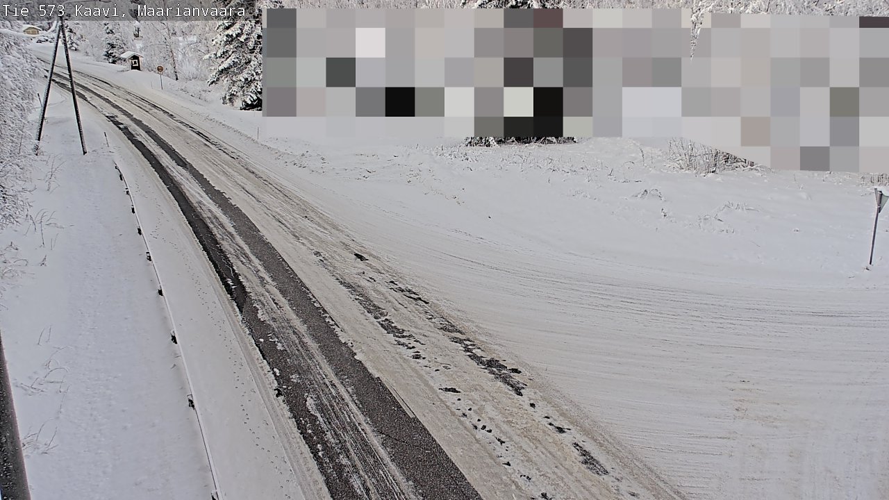 Weather Camera Image Road 573 Kaavi, Maarianvaara, Kaavi, Pohjois-Savo