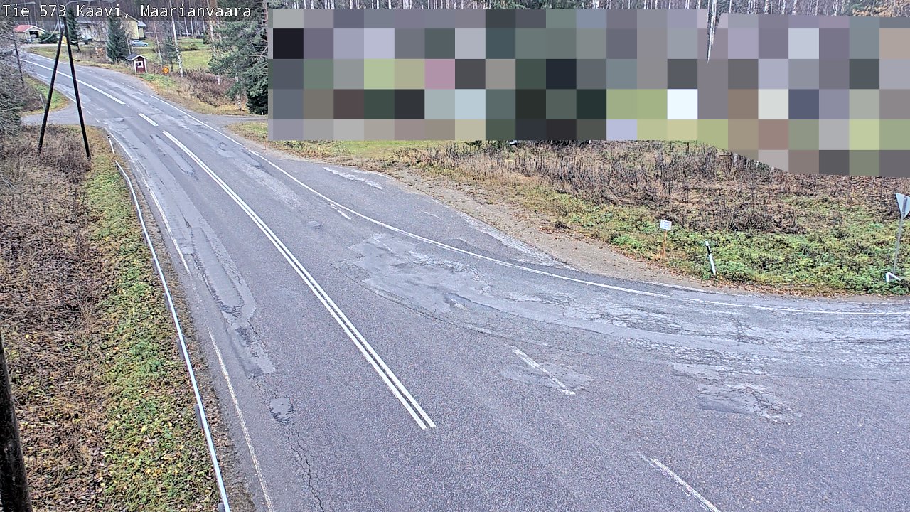 Weather Camera Image Väg 573 Kaavi, Maarianvaara, Kaavi, Pohjois-Savo
