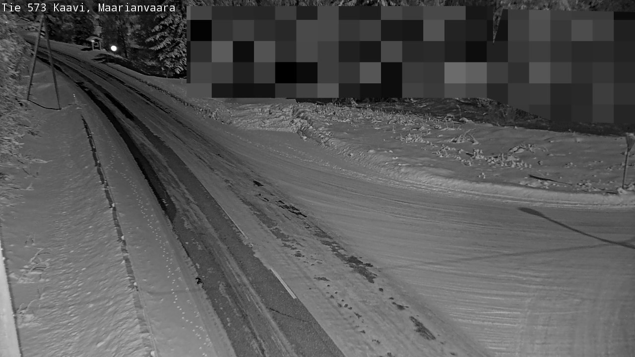 Weather Camera Image Road 573 Kaavi, Maarianvaara, Kaavi, Pohjois-Savo