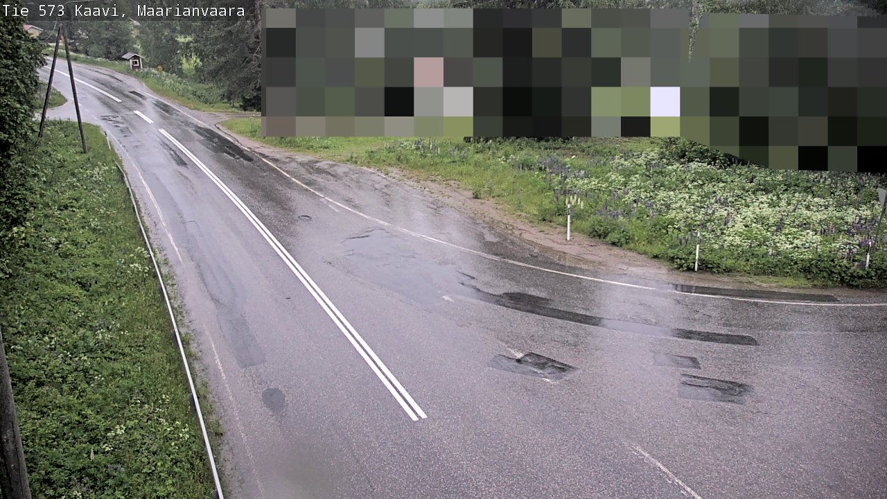 Weather Camera Image Road 573 Kaavi, Maarianvaara, Kaavi, Pohjois-Savo