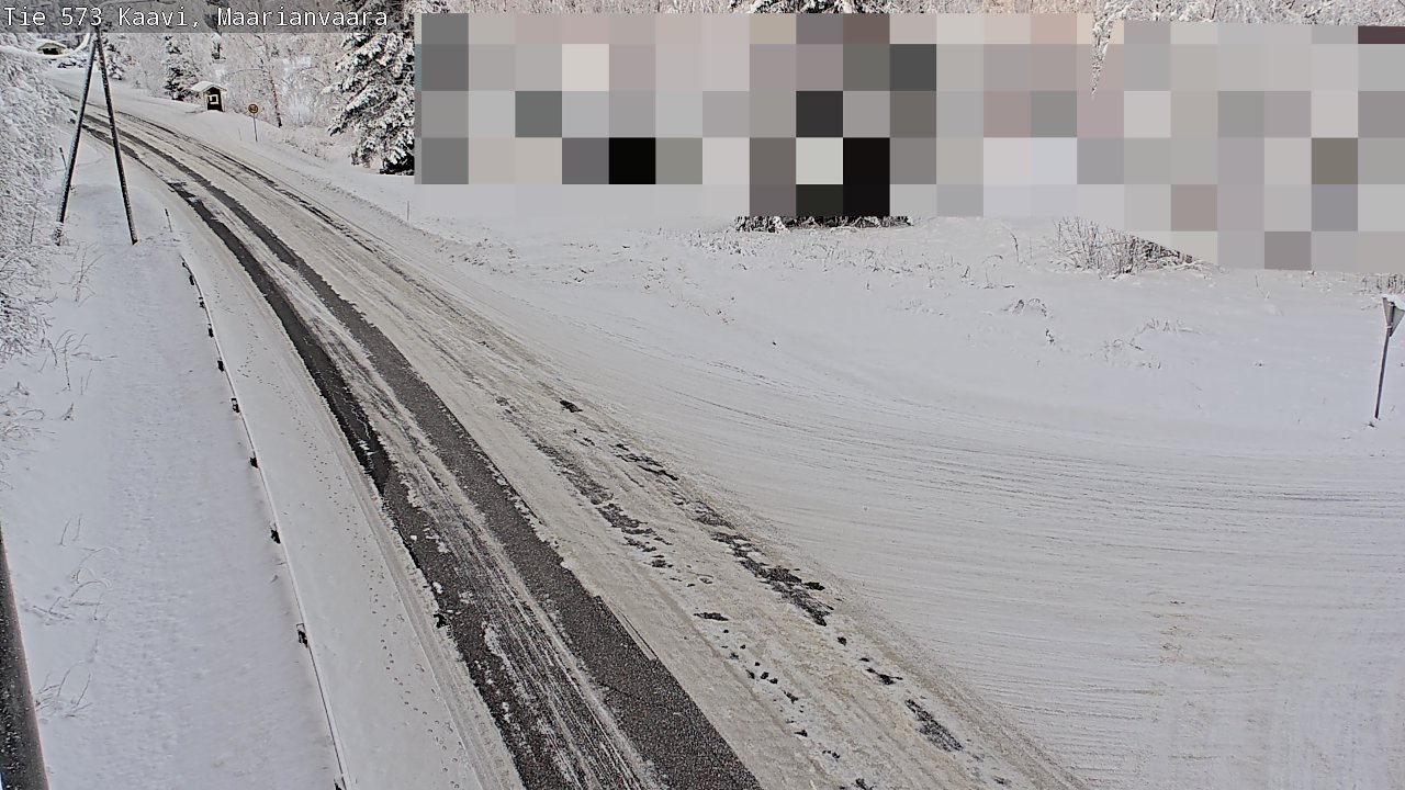 Weather Camera Image Road 573 Kaavi, Maarianvaara, Kaavi, Pohjois-Savo
