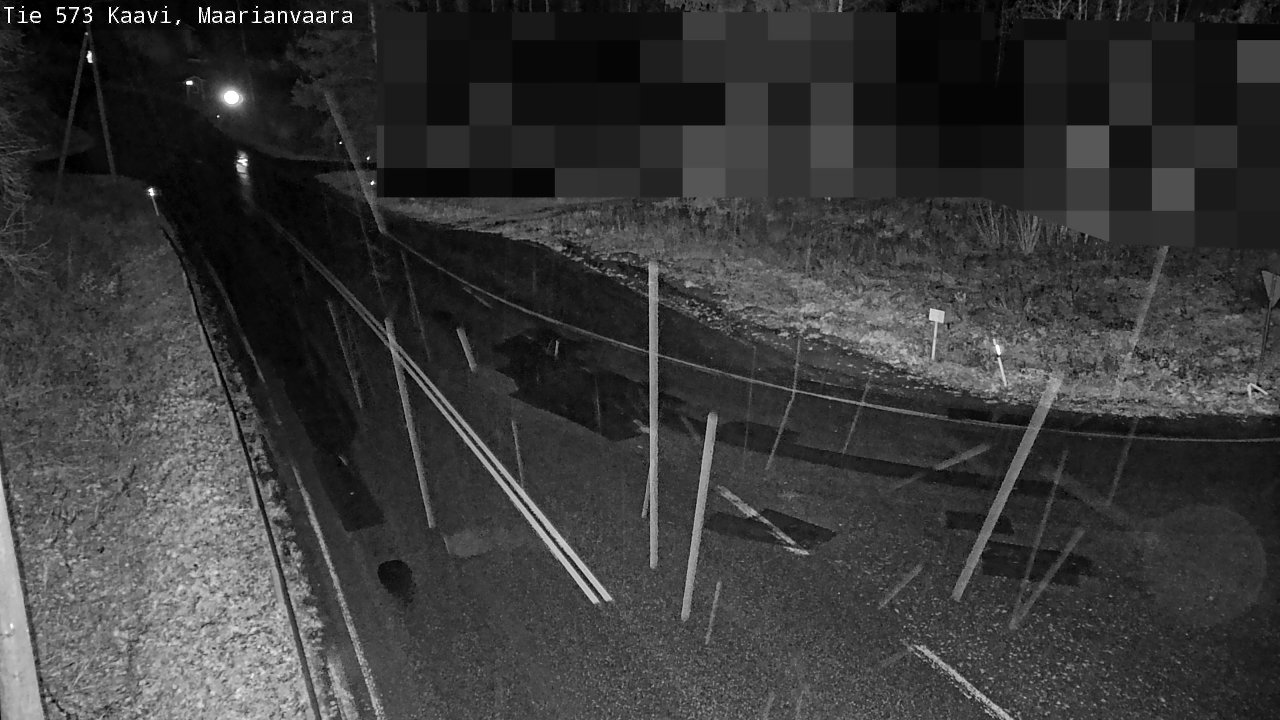 Weather Camera Image Väg 573 Kaavi, Maarianvaara, Kaavi, Pohjois-Savo