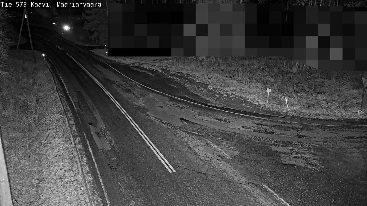Weather Camera Image Väg 573 Kaavi, Maarianvaara, Kaavi, Pohjois-Savo