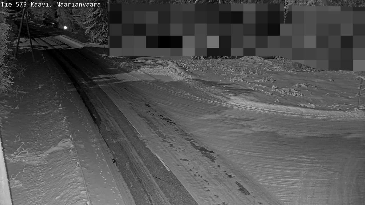 Weather Camera Image Väg 573 Kaavi, Maarianvaara, Kaavi, Pohjois-Savo