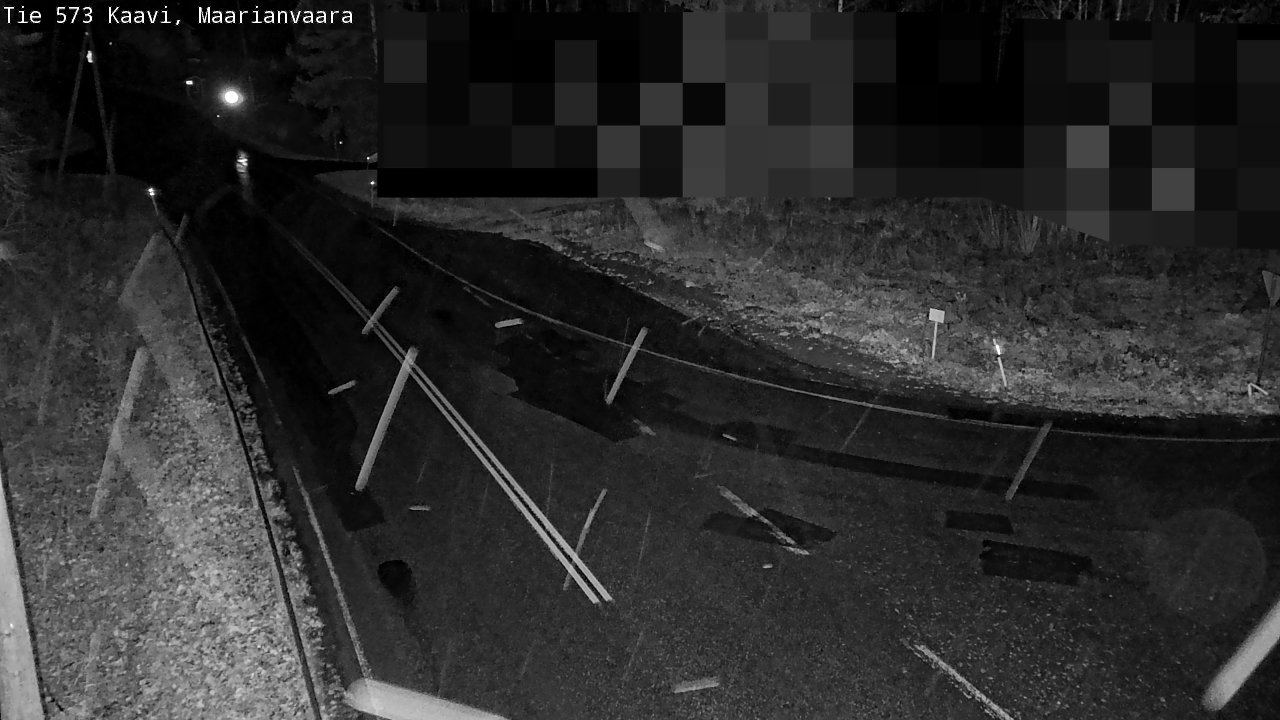 Weather Camera Image Väg 573 Kaavi, Maarianvaara, Kaavi, Pohjois-Savo