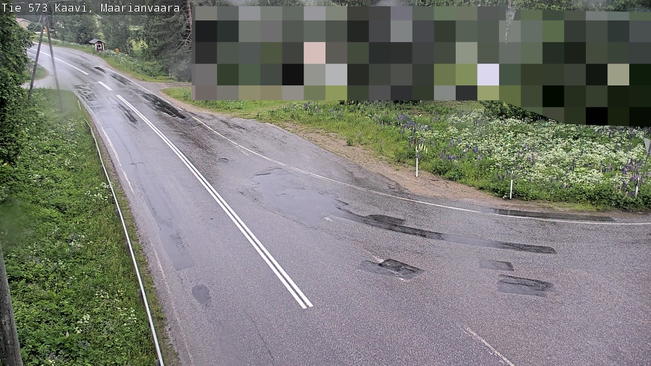 Weather Camera Image Road 573 Kaavi, Maarianvaara, Kaavi, Pohjois-Savo