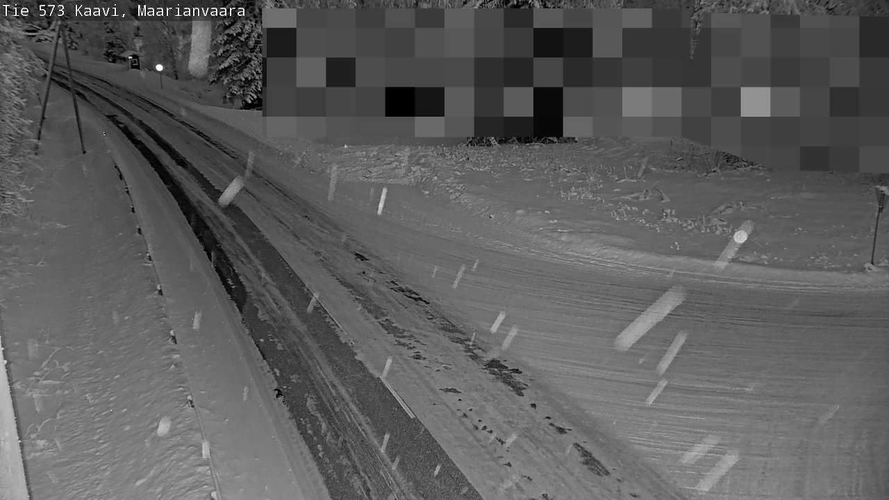 Weather Camera Image Road 573 Kaavi, Maarianvaara, Kaavi, Pohjois-Savo