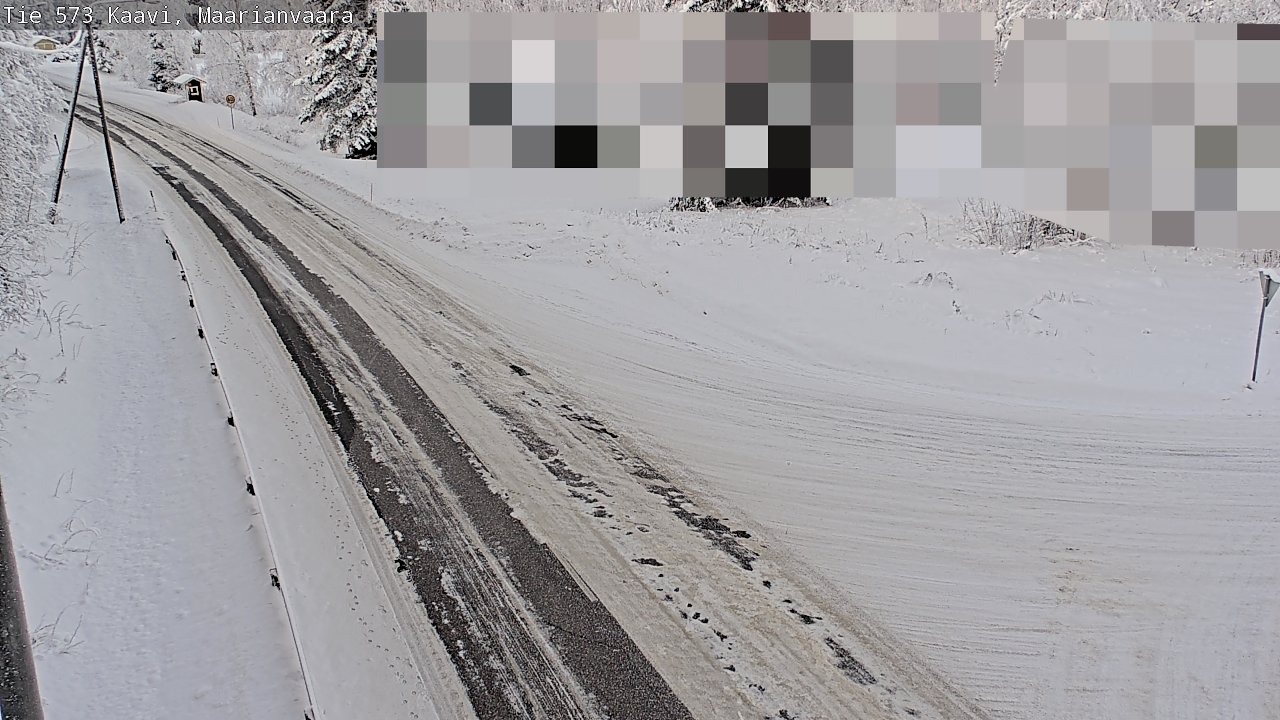 Weather Camera Image Road 573 Kaavi, Maarianvaara, Kaavi, Pohjois-Savo