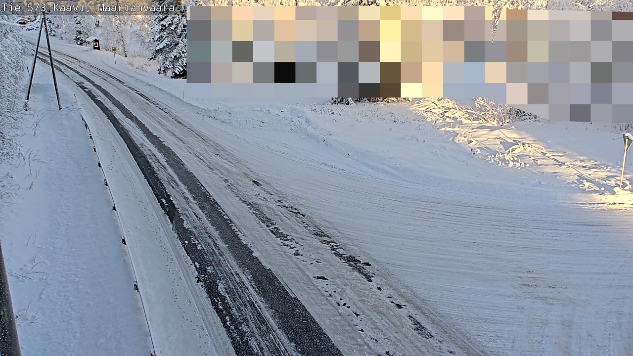 Weather Camera Image Road 573 Kaavi, Maarianvaara, Kaavi, Pohjois-Savo