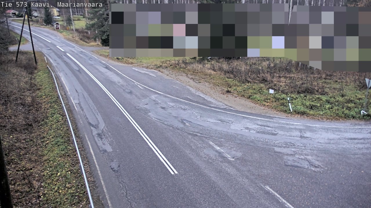Weather Camera Image Väg 573 Kaavi, Maarianvaara, Kaavi, Pohjois-Savo
