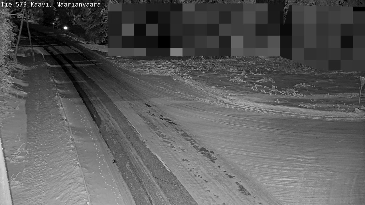 Weather Camera Image Road 573 Kaavi, Maarianvaara, Kaavi, Pohjois-Savo