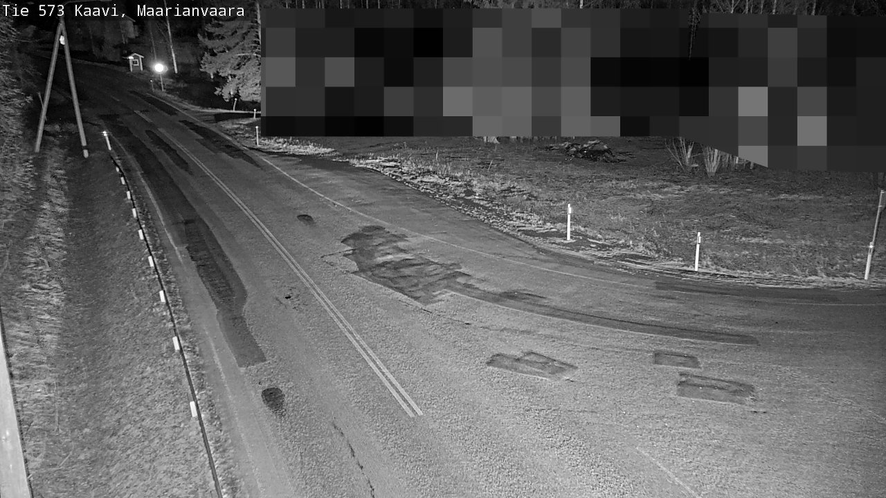 Weather Camera Image Väg 573 Kaavi, Maarianvaara, Kaavi, Pohjois-Savo