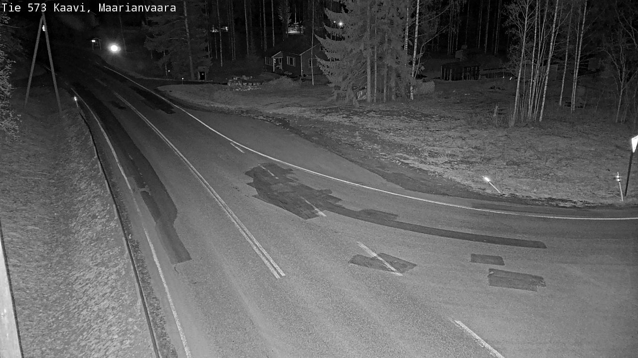 Weather Camera Image Väg 573 Kaavi, Maarianvaara, Kaavi, Pohjois-Savo
