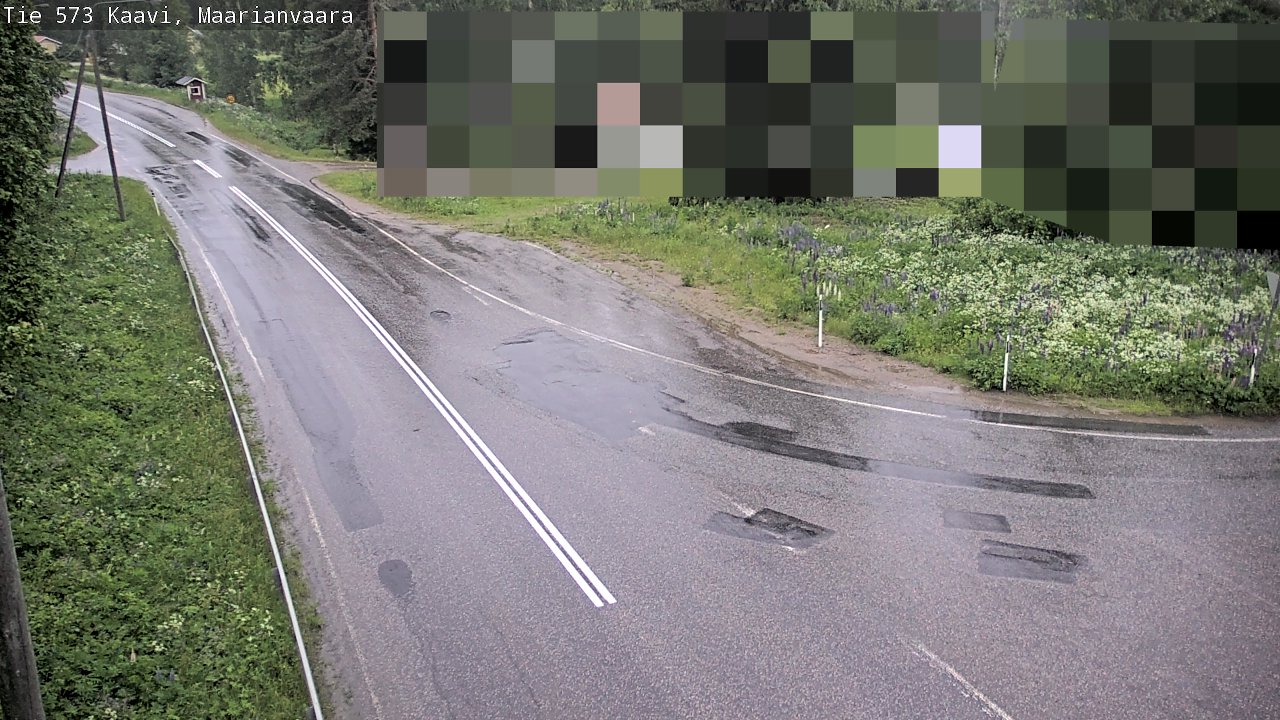 Weather Camera Image Road 573 Kaavi, Maarianvaara, Kaavi, Pohjois-Savo