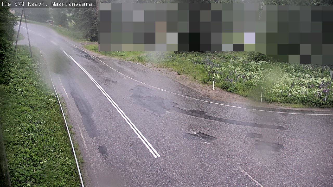 Weather Camera Image Road 573 Kaavi, Maarianvaara, Kaavi, Pohjois-Savo