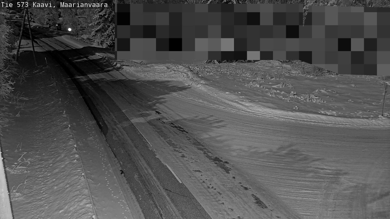 Weather Camera Image Road 573 Kaavi, Maarianvaara, Kaavi, Pohjois-Savo