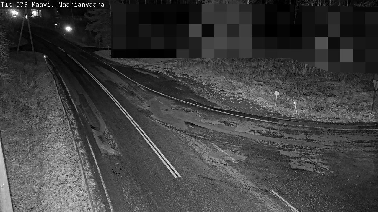 Weather Camera Image Väg 573 Kaavi, Maarianvaara, Kaavi, Pohjois-Savo