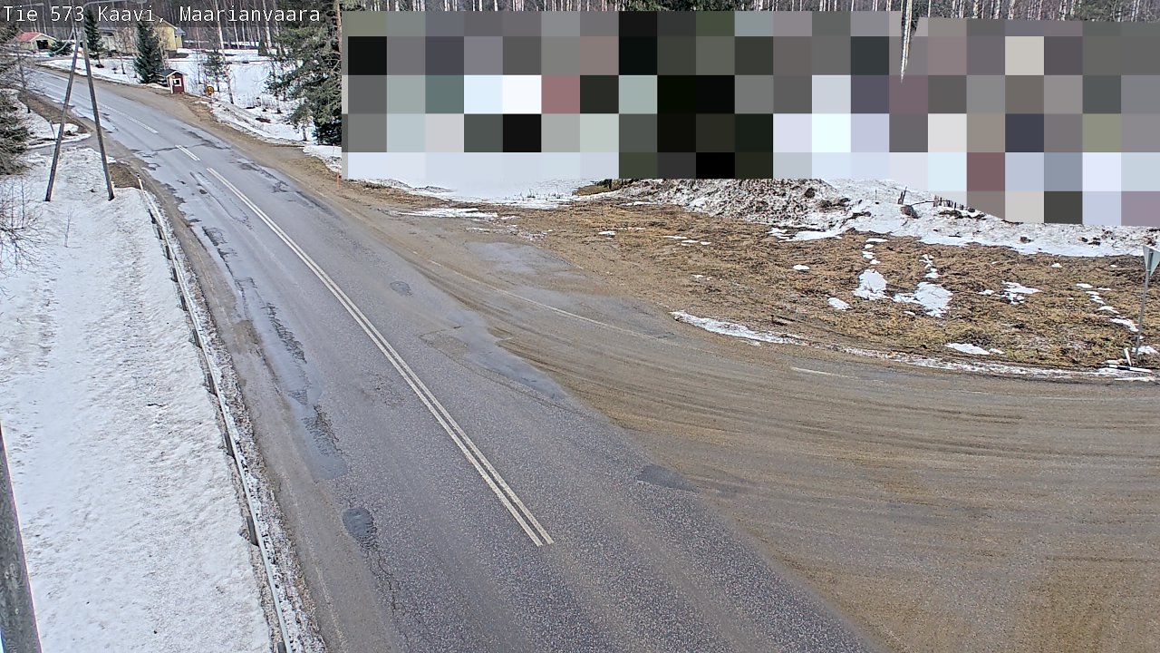 Weather Camera Image Väg 573 Kaavi, Maarianvaara, Kaavi, Pohjois-Savo