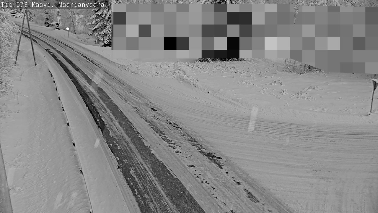 Weather Camera Image Road 573 Kaavi, Maarianvaara, Kaavi, Pohjois-Savo