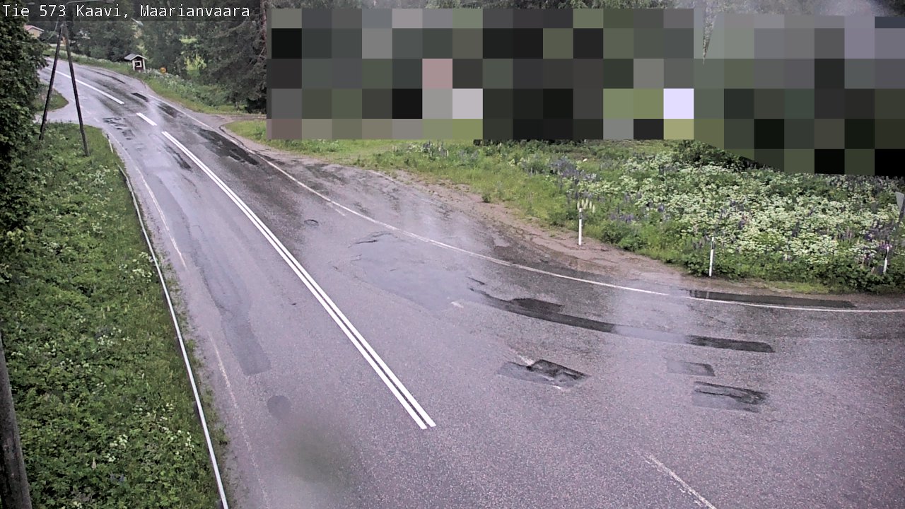 Weather Camera Image Road 573 Kaavi, Maarianvaara, Kaavi, Pohjois-Savo