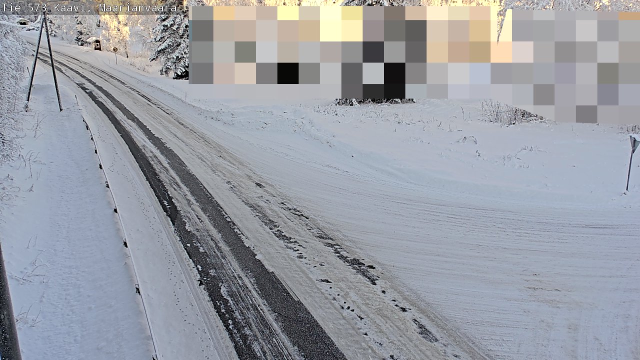 Weather Camera Image Road 573 Kaavi, Maarianvaara, Kaavi, Pohjois-Savo