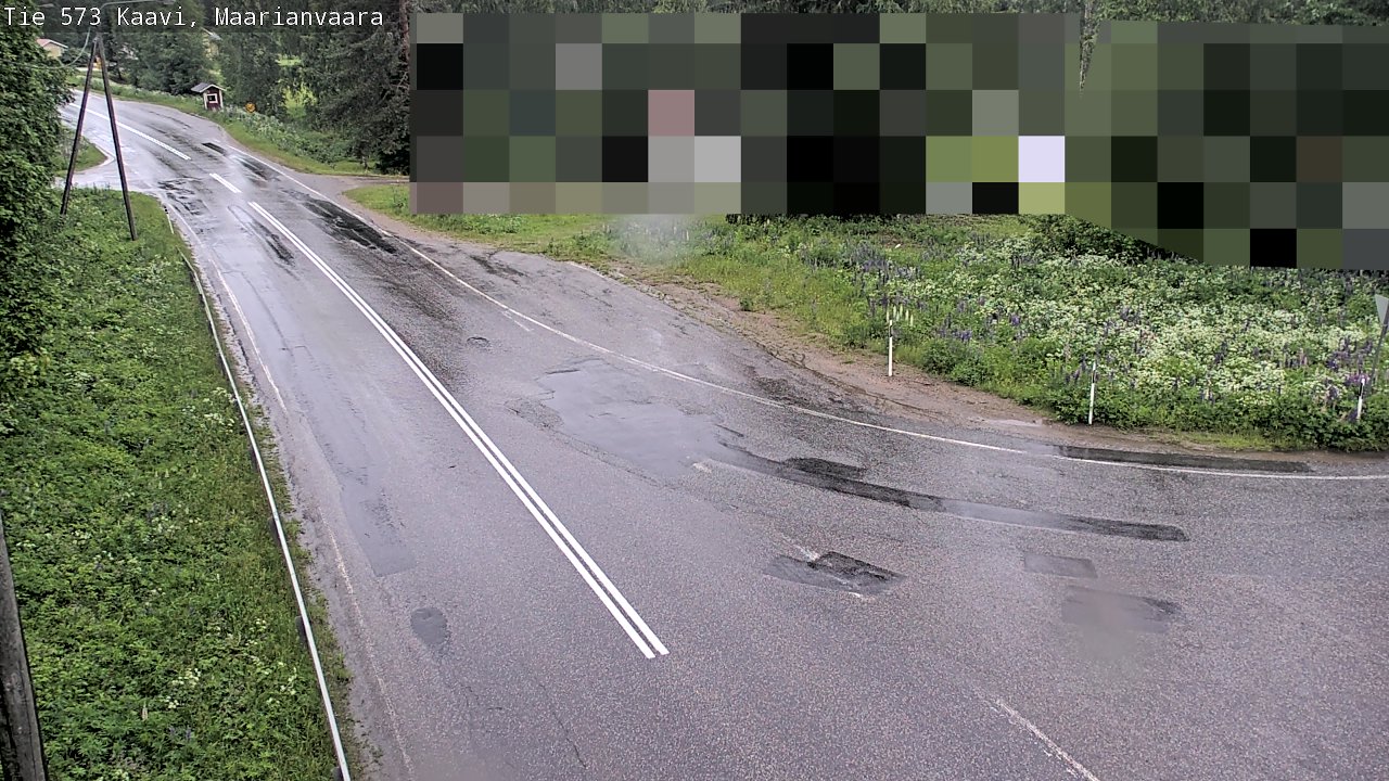 Weather Camera Image Road 573 Kaavi, Maarianvaara, Kaavi, Pohjois-Savo