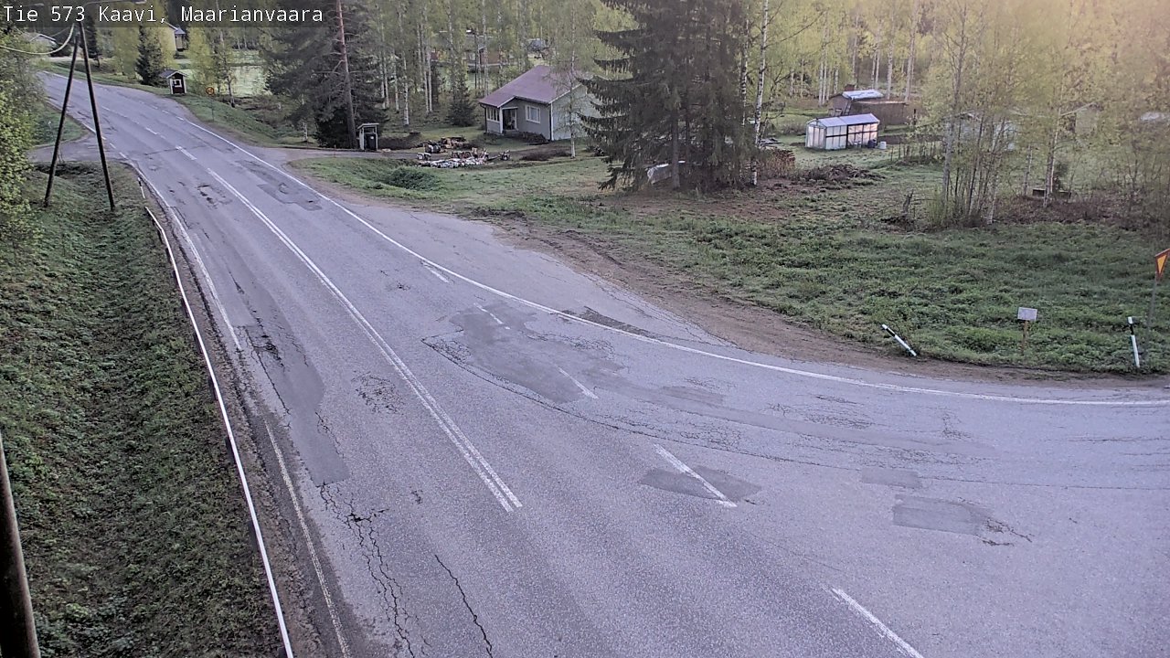 Weather Camera Image Road 573 Kaavi, Maarianvaara, Kaavi, Pohjois-Savo