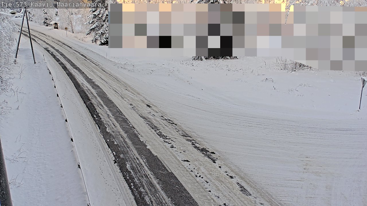 Weather Camera Image Road 573 Kaavi, Maarianvaara, Kaavi, Pohjois-Savo