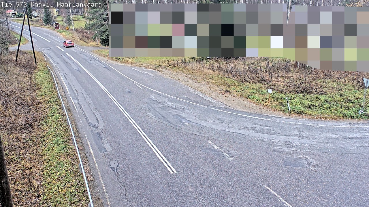 Weather Camera Image Väg 573 Kaavi, Maarianvaara, Kaavi, Pohjois-Savo