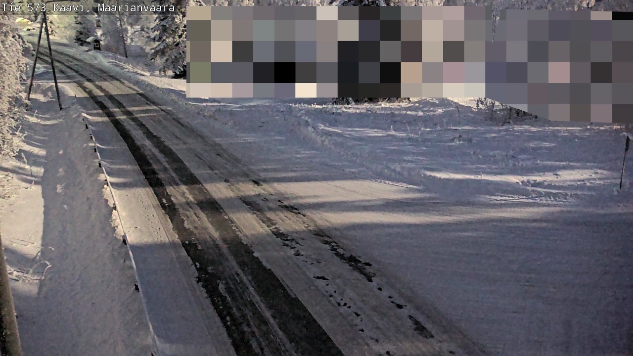 Weather Camera Image Road 573 Kaavi, Maarianvaara, Kaavi, Pohjois-Savo