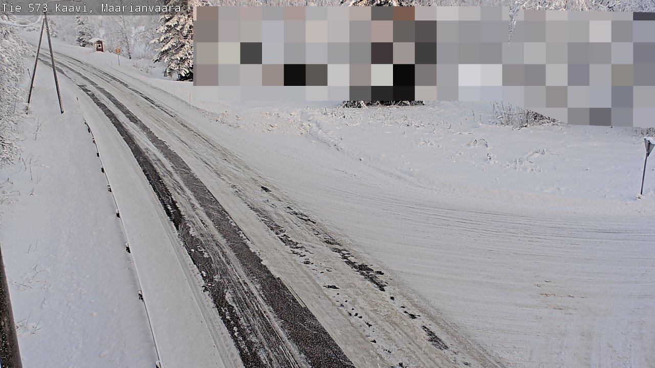 Weather Camera Image Road 573 Kaavi, Maarianvaara, Kaavi, Pohjois-Savo