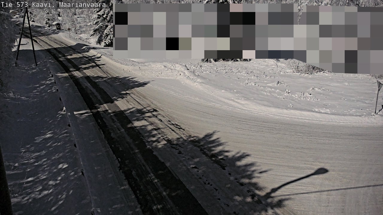 Weather Camera Image Road 573 Kaavi, Maarianvaara, Kaavi, Pohjois-Savo