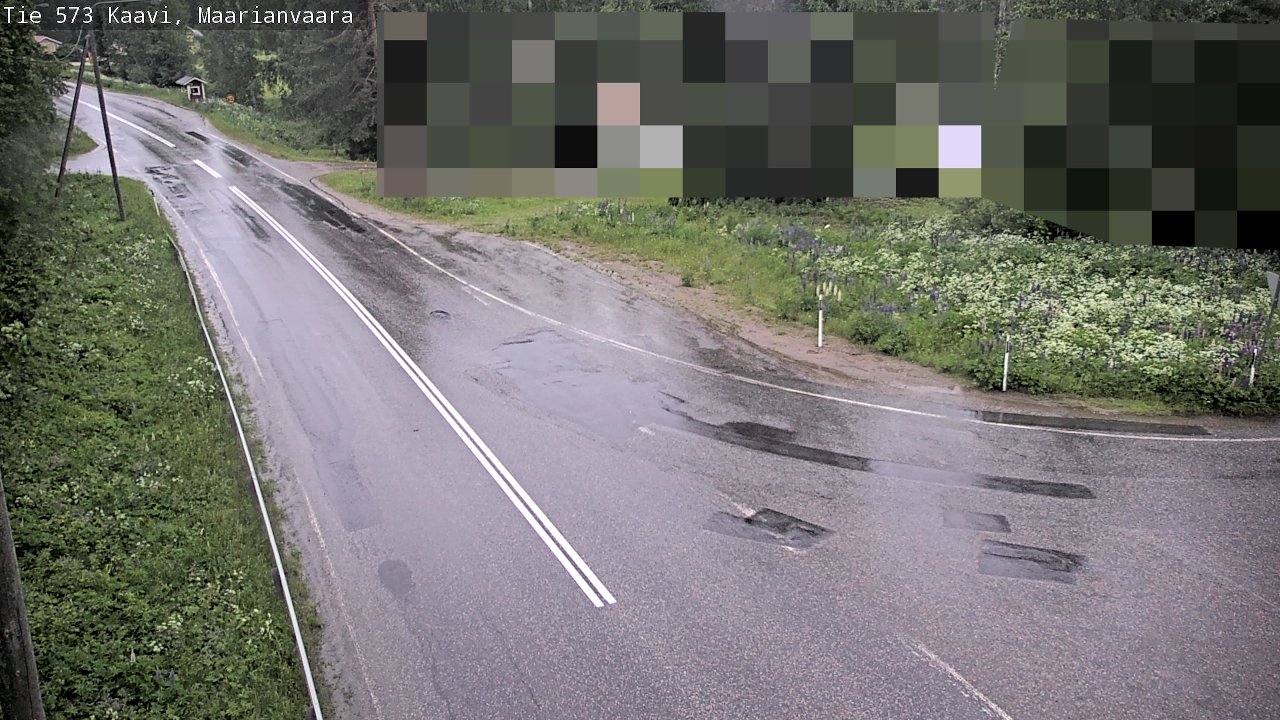 Weather Camera Image Road 573 Kaavi, Maarianvaara, Kaavi, Pohjois-Savo