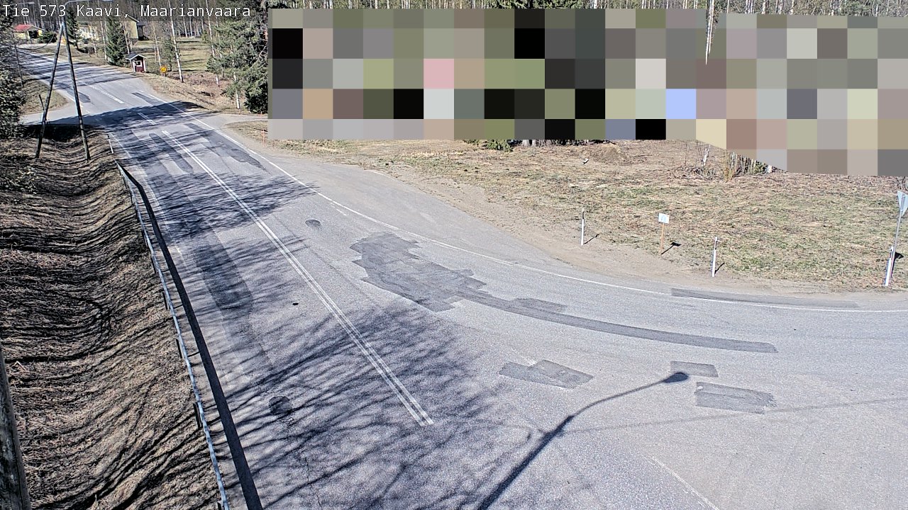 Weather Camera Image Road 573 Kaavi, Maarianvaara, Kaavi, Pohjois-Savo