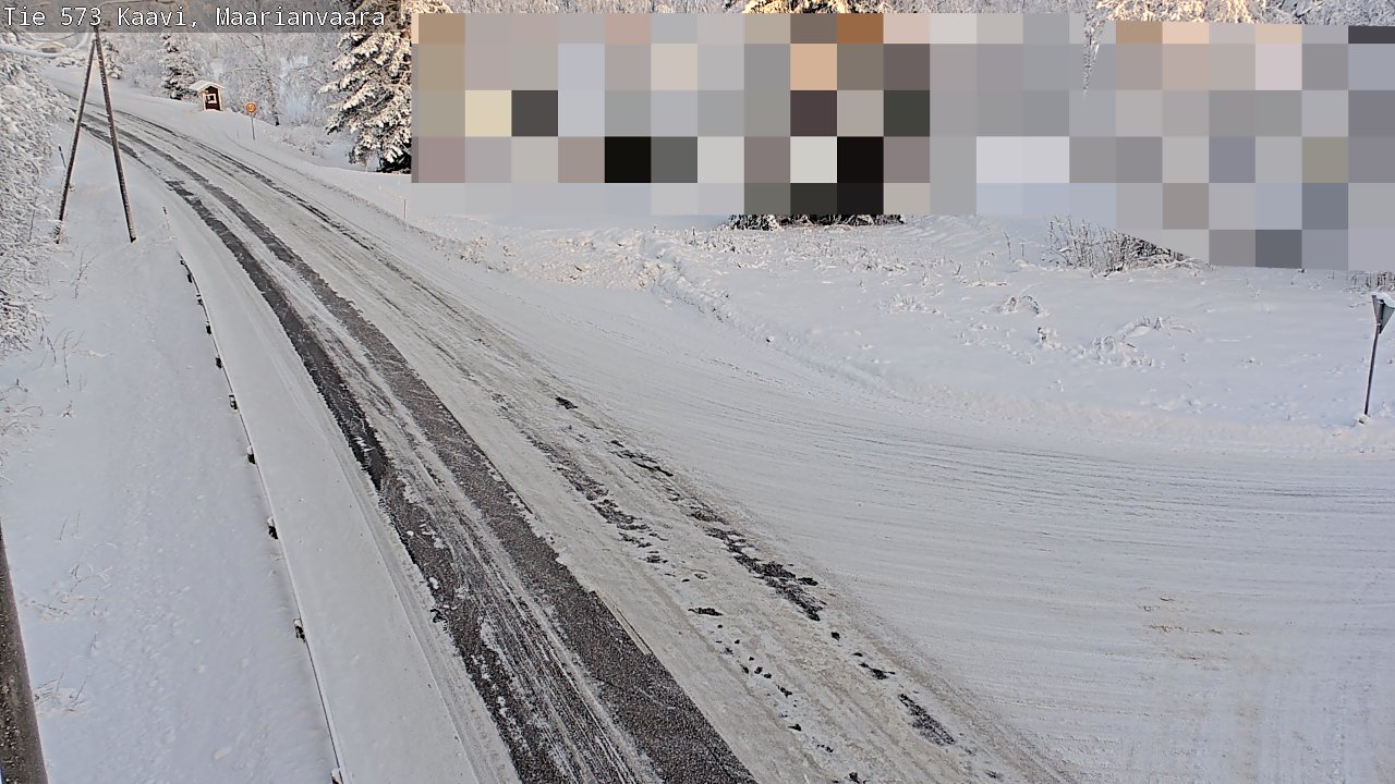 Weather Camera Image Road 573 Kaavi, Maarianvaara, Kaavi, Pohjois-Savo