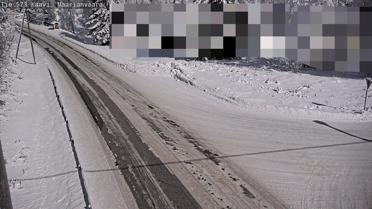 Weather Camera Image Road 573 Kaavi, Maarianvaara, Kaavi, Pohjois-Savo