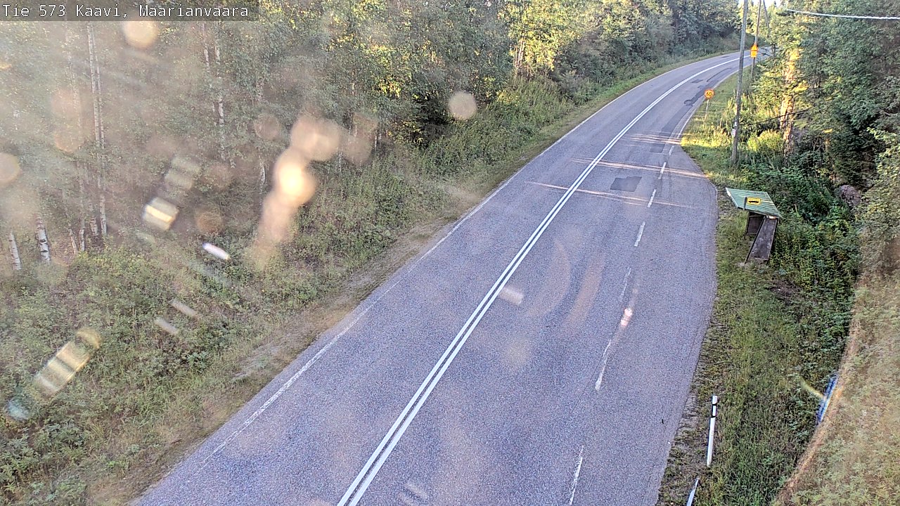 Weather Camera Image Road 573 Kaavi, Maarianvaara, Kaavi, Pohjois-Savo