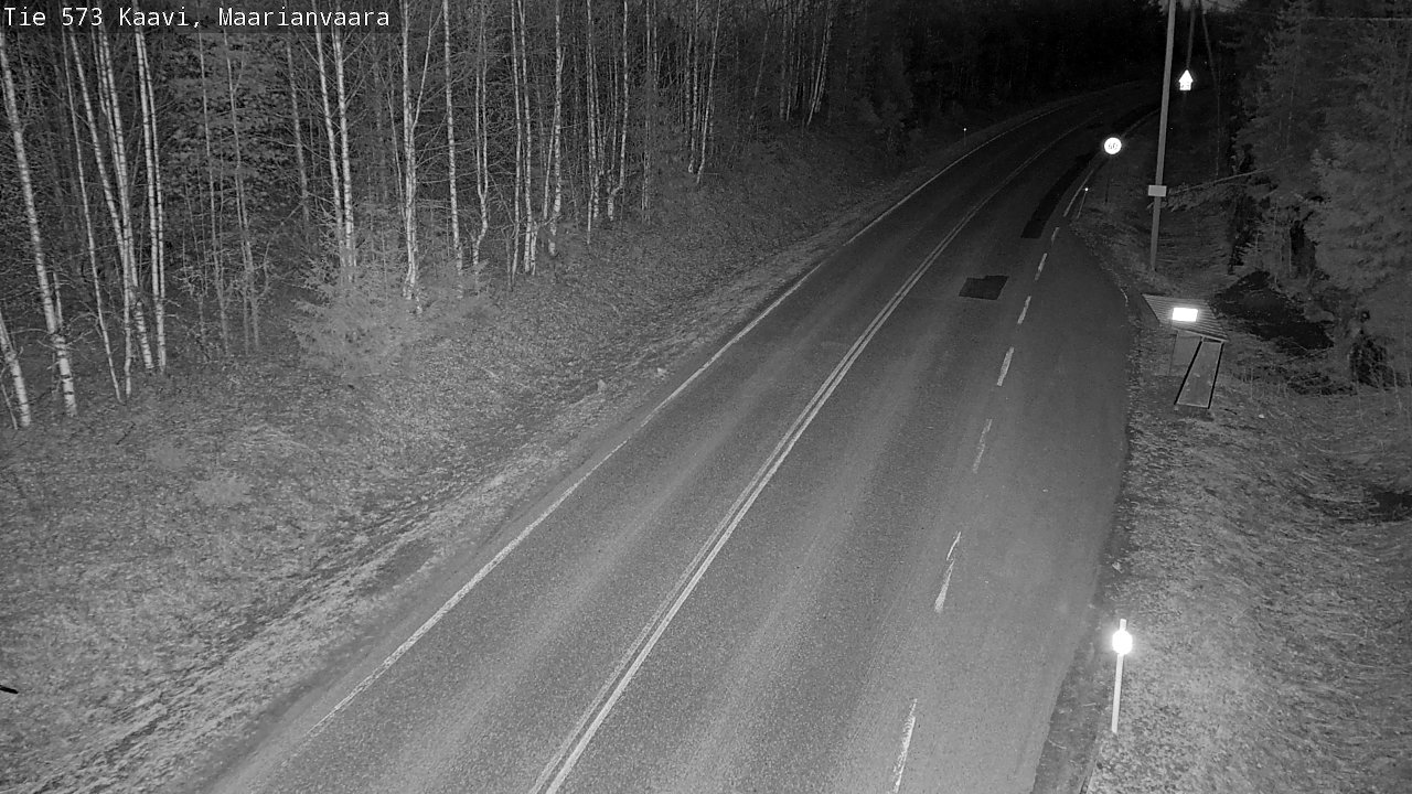 Weather Camera Image Väg 573 Kaavi, Maarianvaara, Kaavi, Pohjois-Savo