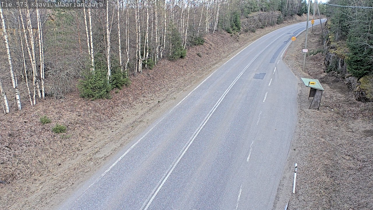 Weather Camera Image Väg 573 Kaavi, Maarianvaara, Kaavi, Pohjois-Savo