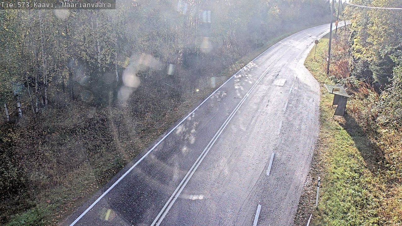 Weather Camera Image Road 573 Kaavi, Maarianvaara, Kaavi, Pohjois-Savo