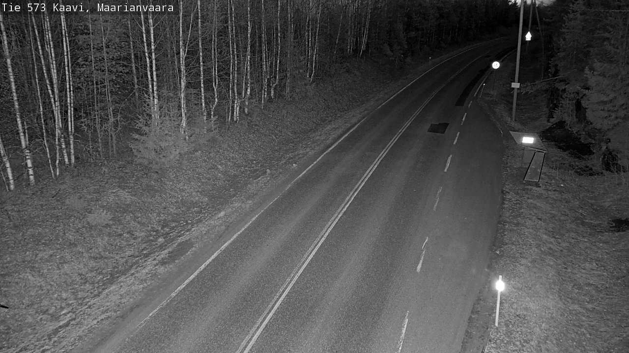 Weather Camera Image Väg 573 Kaavi, Maarianvaara, Kaavi, Pohjois-Savo