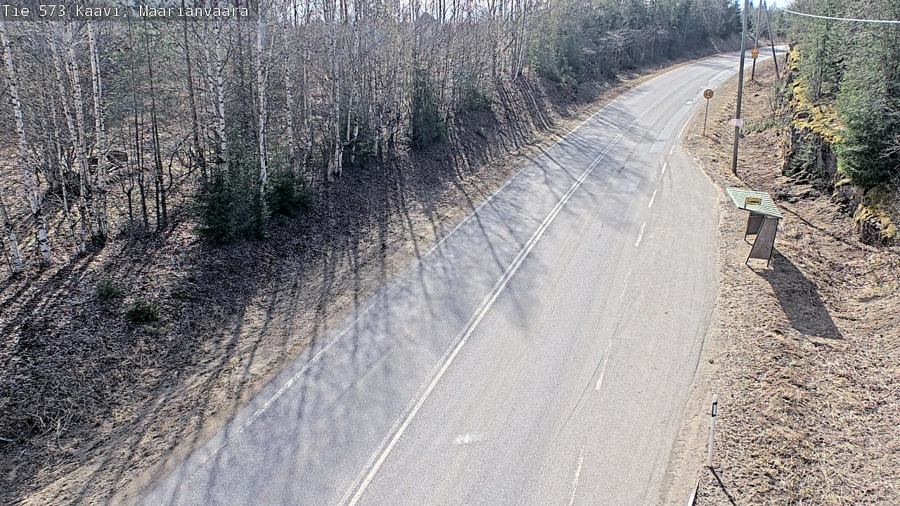 Weather Camera Image Väg 573 Kaavi, Maarianvaara, Kaavi, Pohjois-Savo