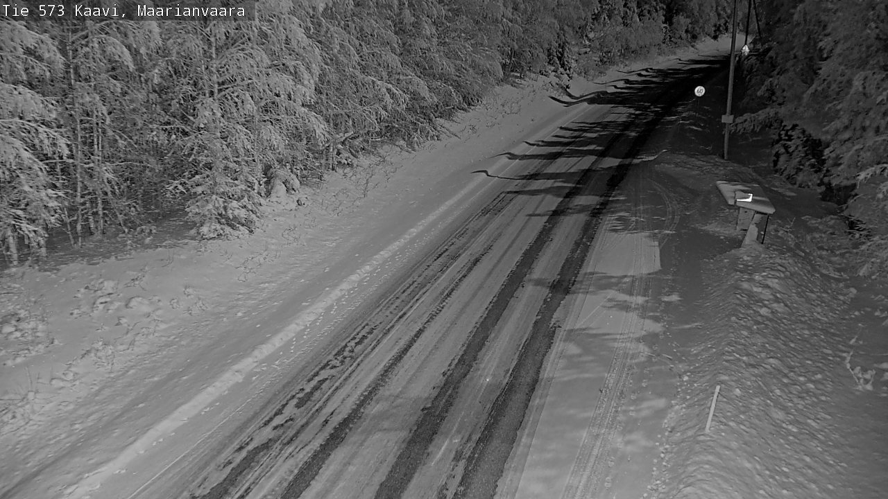 Weather Camera Image Road 573 Kaavi, Maarianvaara, Kaavi, Pohjois-Savo