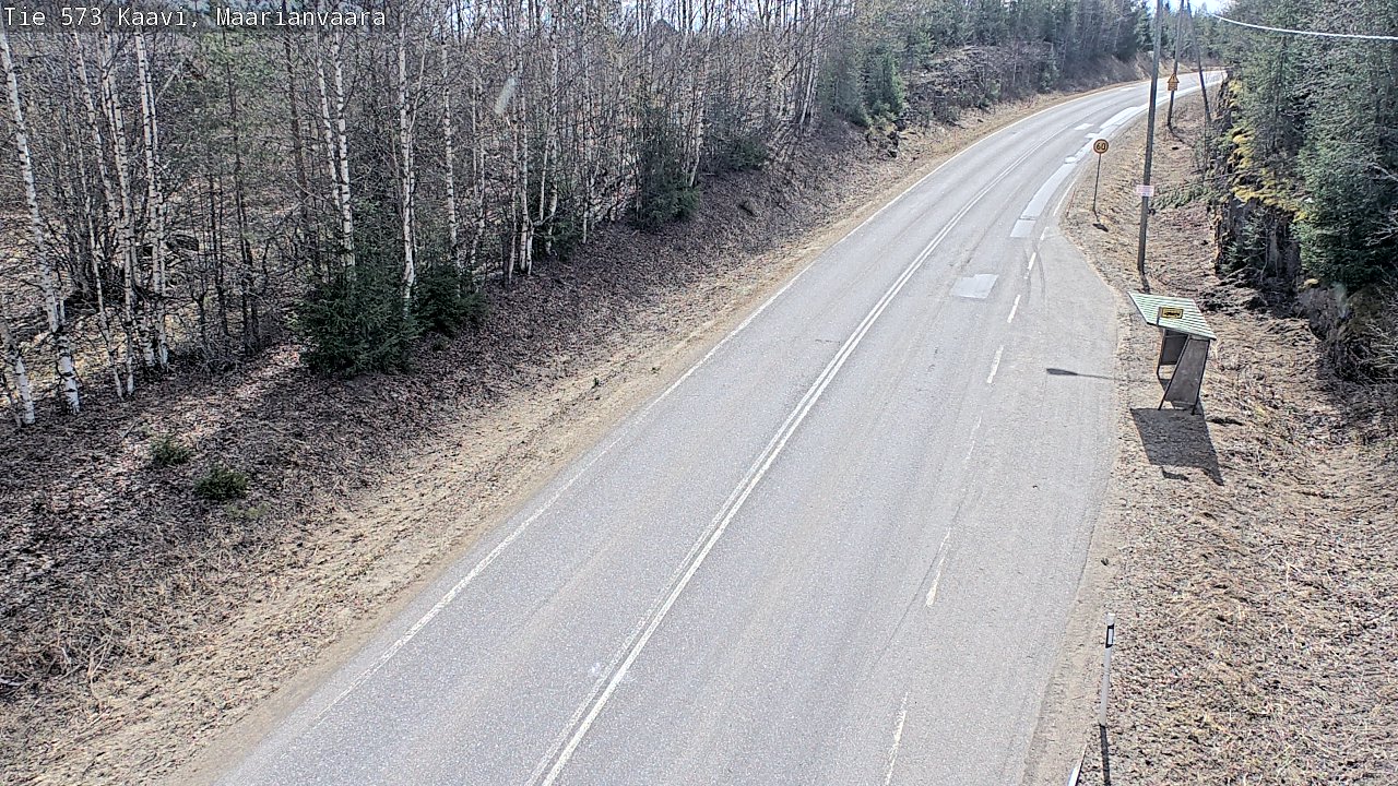 Weather Camera Image Väg 573 Kaavi, Maarianvaara, Kaavi, Pohjois-Savo
