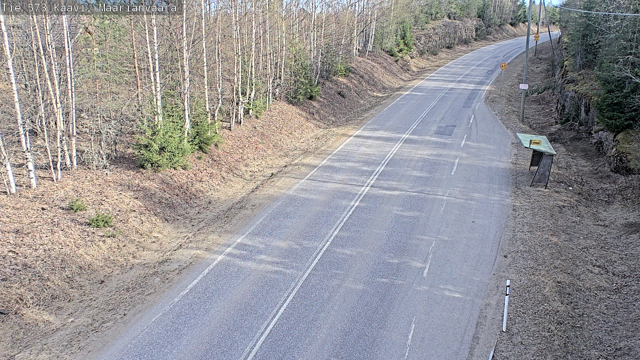 Weather Camera Image Väg 573 Kaavi, Maarianvaara, Kaavi, Pohjois-Savo
