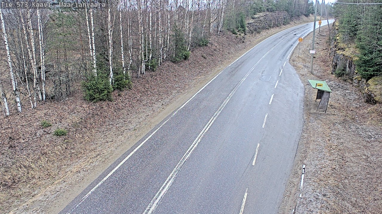 Weather Camera Image Väg 573 Kaavi, Maarianvaara, Kaavi, Pohjois-Savo