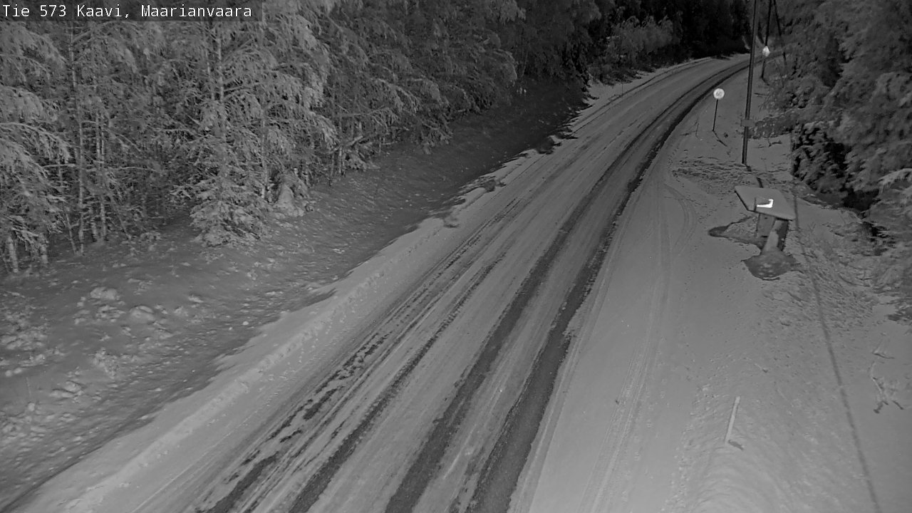 Weather Camera Image Road 573 Kaavi, Maarianvaara, Kaavi, Pohjois-Savo