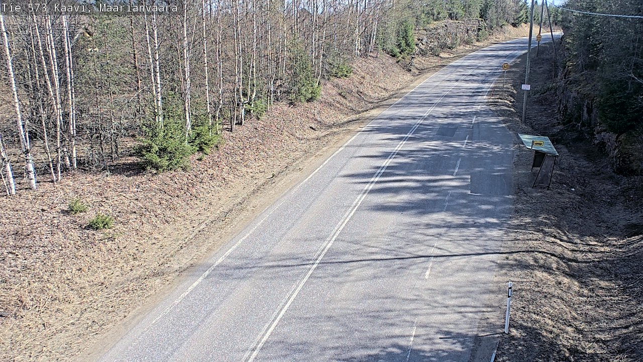 Weather Camera Image Väg 573 Kaavi, Maarianvaara, Kaavi, Pohjois-Savo