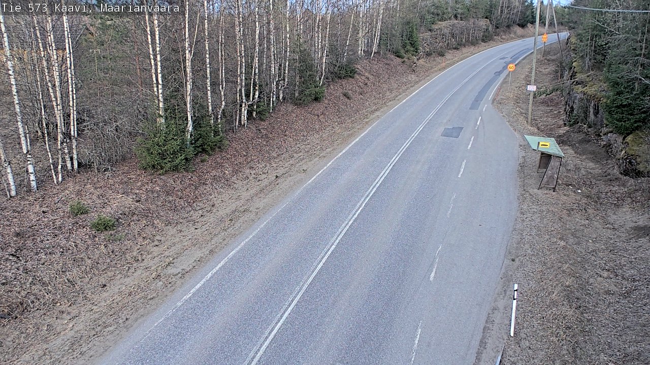 Weather Camera Image Väg 573 Kaavi, Maarianvaara, Kaavi, Pohjois-Savo